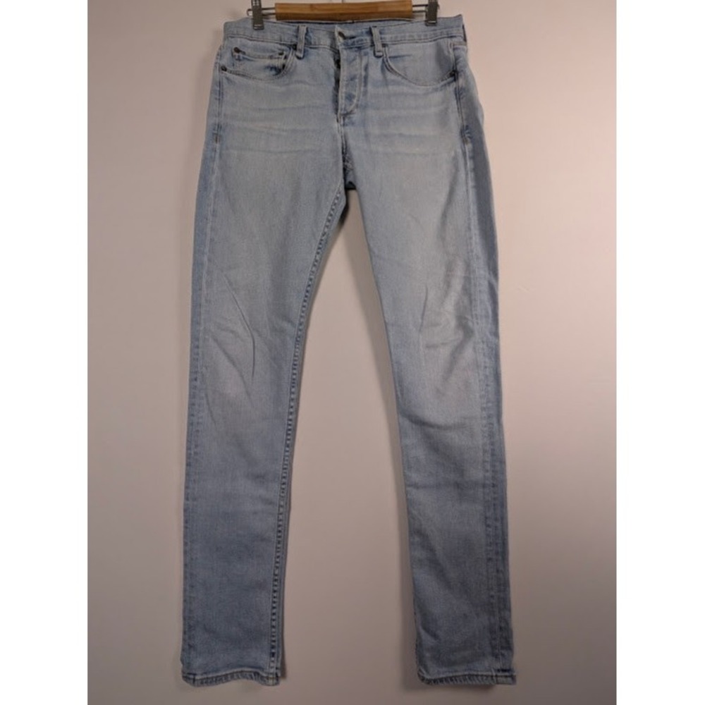 rag & bone Fit 1 Slim Jeans Mens 31 (FITS 33x32.5) Todd Light Wash Button Fly